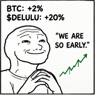 $DELULU Wojak meme 2