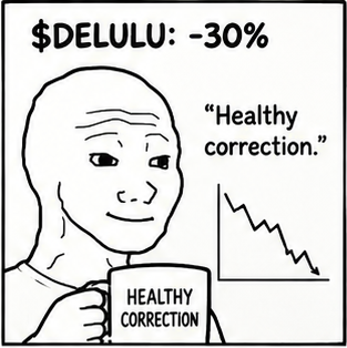 $DELULU Wojak meme 3