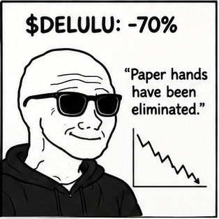 $DELULU Wojak meme 5