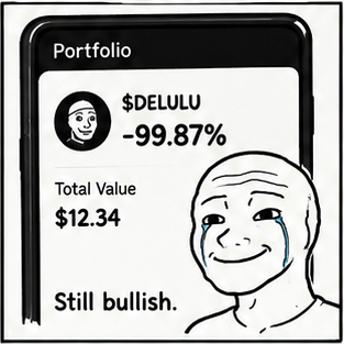 $DELULU Wojak meme 10